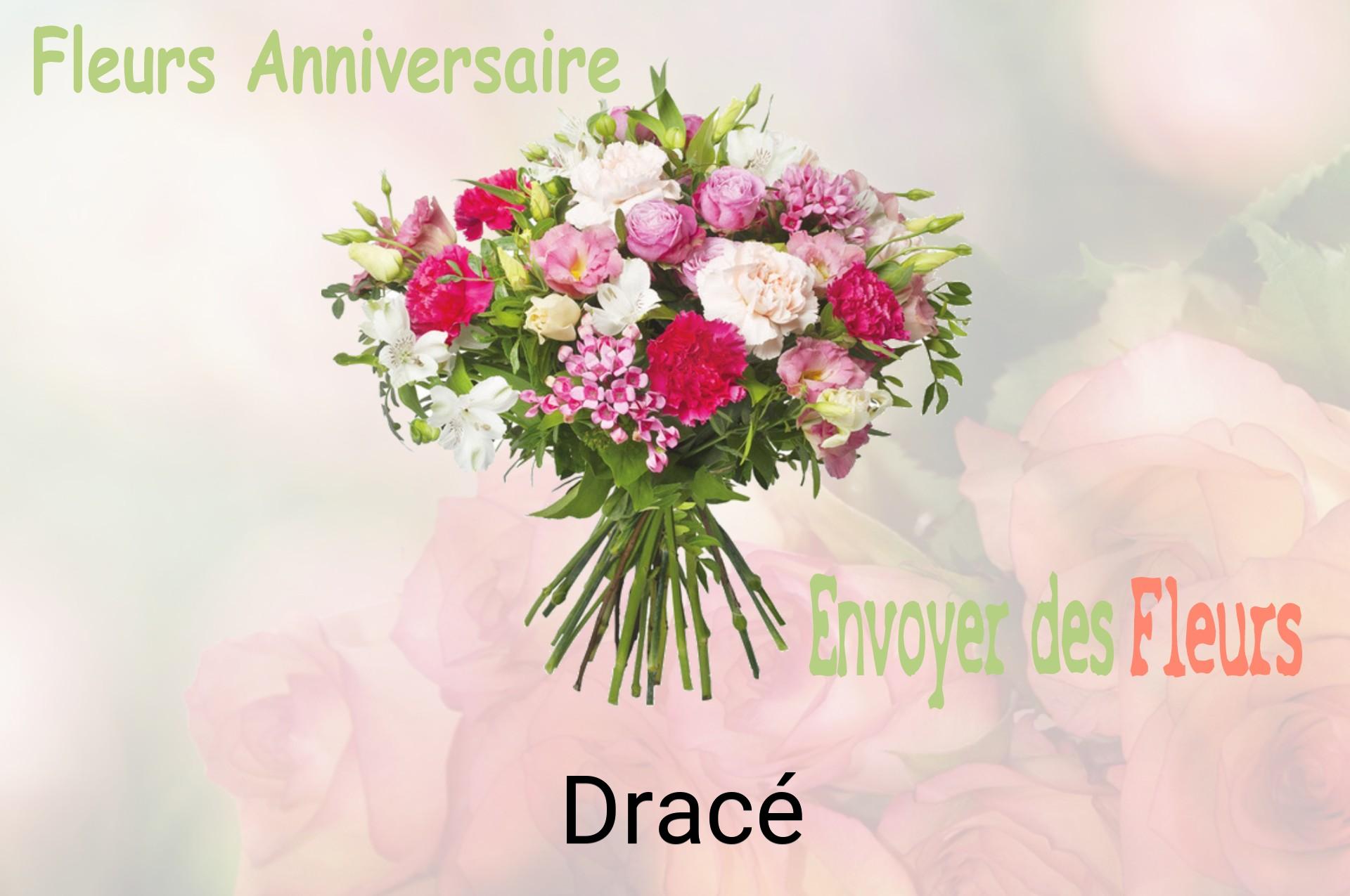 Bouquet de fleurs d’anniversaire livré à Dracé